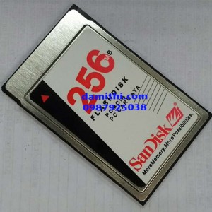 PC CARD ATA FLASH PCMCIA 256MB SANDISK