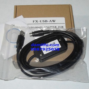Cáp lập trình PLC Mitsubishi FX-USB-AW