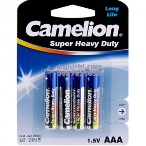 Pin AAA R03P-BP4B Camelion Carbon 1.5V