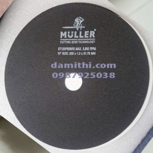 Đá cắt kim loại Muller ST120PBB6R5 size 255 x 1.2 x 31.75mm